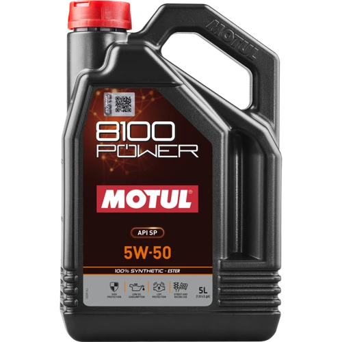 Motul 5L 8100 Power 5W50 Full Synthetic Engine Oil - 111812 Photo - Primary