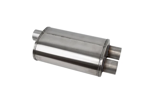 Corsa PRO-Series Tuned 304SS Muffler 2.5in Single Inlet / Dual Outlet - 19in OAL - CPD2525 Photo - Primary
