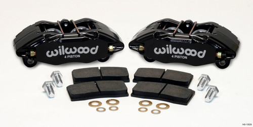 Wilwood DPHA Front Caliper & Pad Kit Black Honda / Acura w/ 262mm OE Rotor - 140-13029 Photo - Primary